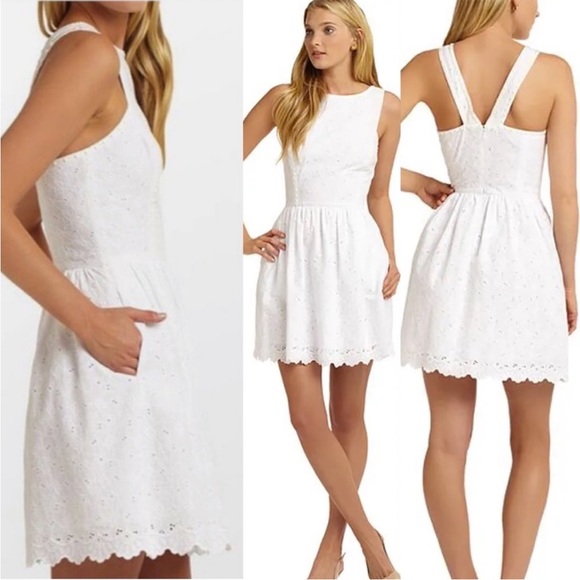 Lilly Pulitzer Sandrine White Lace Dress Size 2 - Picture 2 of 9